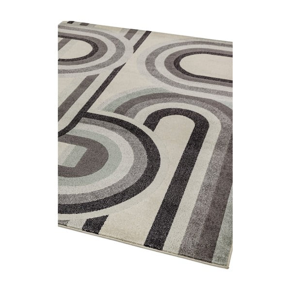 Šedo-béžový koberec 160x230 cm Nova Retro Grey – Asiatic Carpets-image-4