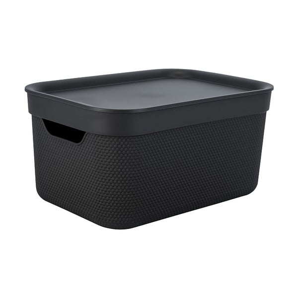 Plastový úložný box s víkem Deco  - Rotho-image-2