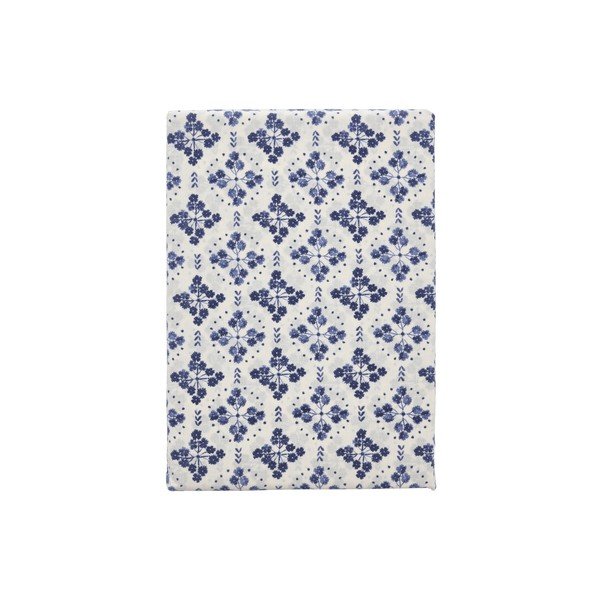 Bílo-modré bavlněné povlečení na jednolůžko 140x200 cm Heirloom – Södahl-image-3