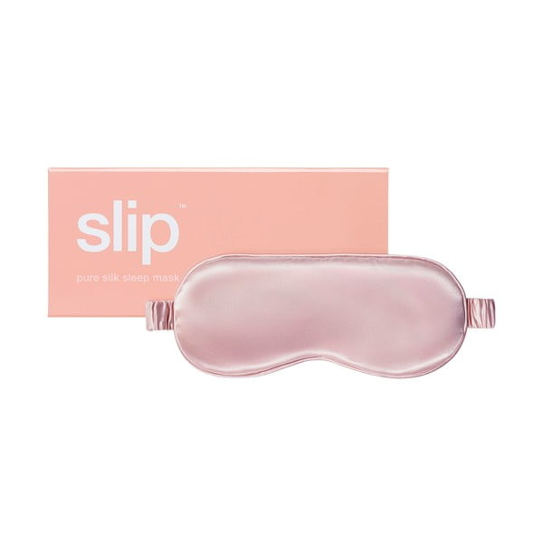 Růžová hedvábná maska na spaní Pink – slip-image-3