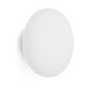 Bílé/černé nástěnné svítidlo ø 26 cm Bamila – Kave Home