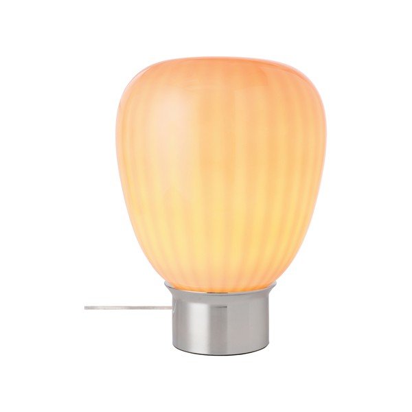 Růžová/v leskle stříbrné barvě skleněná stolní lampa (výška 34 cm) Balloon – Ellos Home-image-4
