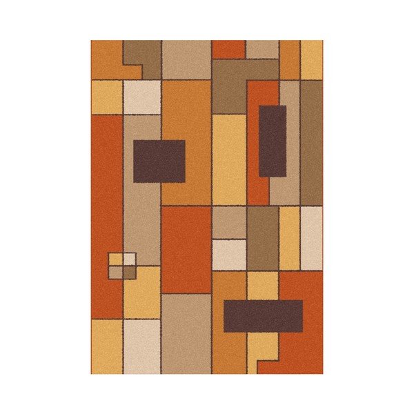 Oranžovohnědý koberec Universal Boras Rust, 133 x 190 cm