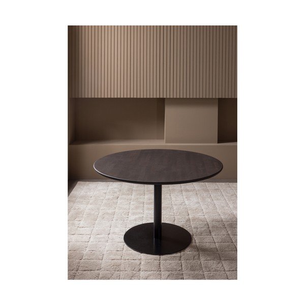Kulatý jídelní stůl s deskou z dubového dřeva ø 120 cm Tablo – WOOOD-image-1