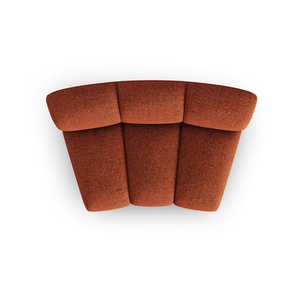 Modul pohovky v cihlové barvě (středový díl) Lupine – Micadoni Home-image-2