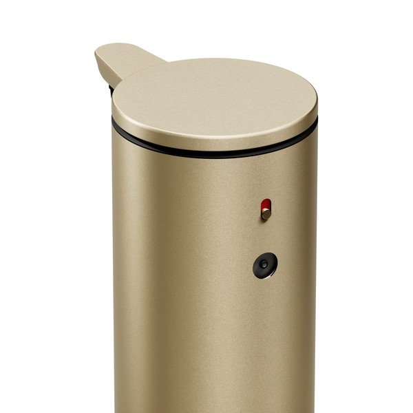 Bezdotykový ocelový dávkovač mýdla v matně zlaté barvě 266 ml – simplehuman-image-2
