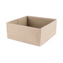 Béžový látkový úložný box 28x12x12 cm Sandy – Compactor