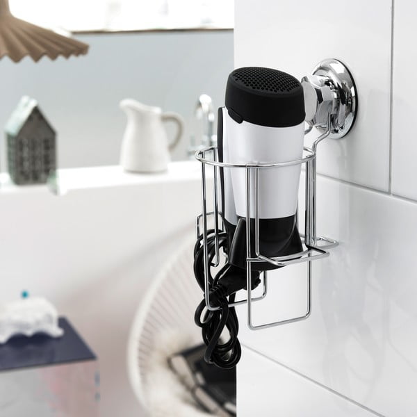 Samodržící kovový držák na fén Bestlock Bath – Compactor-image-1
