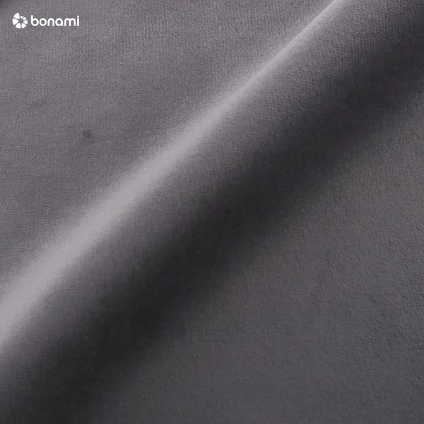 Tmavě šedá čalouněná dvoulůžková postel s úložným prostorem s roštem 140x200 cm Anani – Makamii-image-4