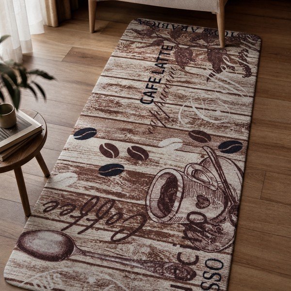 Hnědý kuchyňský běhoun Hanse Home Delicious Coffee, 67 x 180 cm-image-1