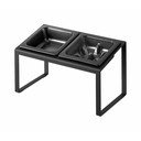 Keramický set misek s podstavcem pro domácího mazlíčka Nooks – YAMAZAKI