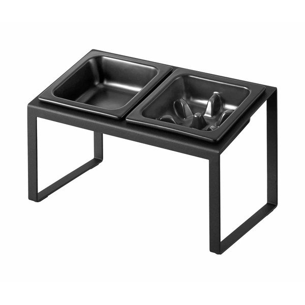 Keramický set misek s podstavcem pro domácího mazlíčka Nooks – YAMAZAKI