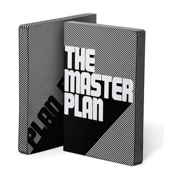 Zápisník The Master Plan, 16,5x22 cm