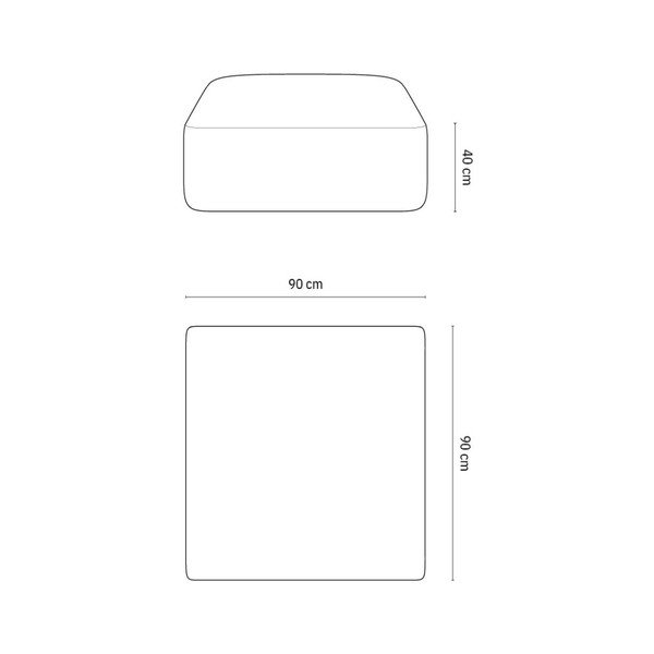 Zelená manšestrová podnožka Campi – Cosmopolitan Design-image-3