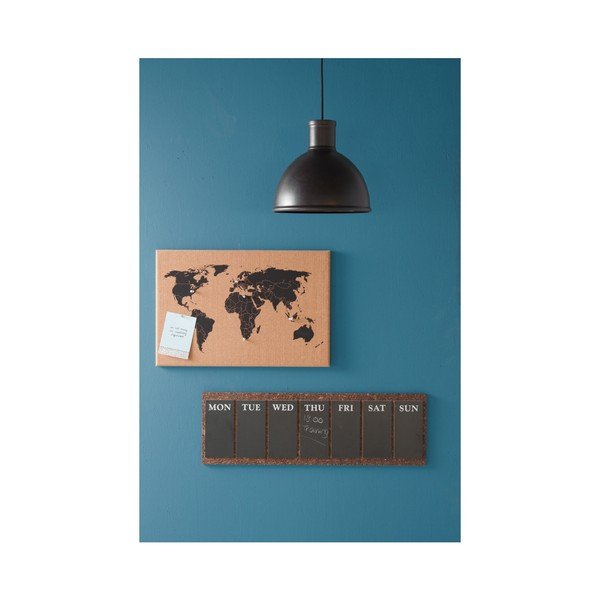 Nástěnná tabule s týdenním plánovačem PT LIVING Cork, 78 x 25 cm-image-1