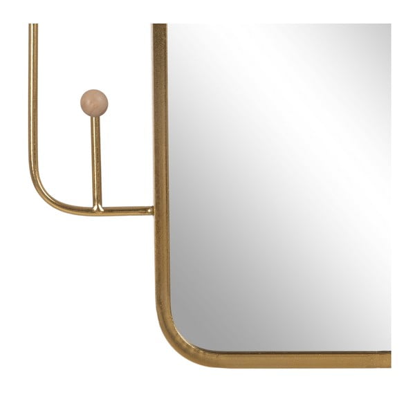 Nástěnné zrcadlo s věšákem 55x100 cm Maze – Ixia-image-4