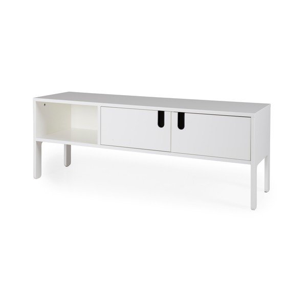 Bílý TV stolek Tenzo Uno, šířka 137 cm-image-2