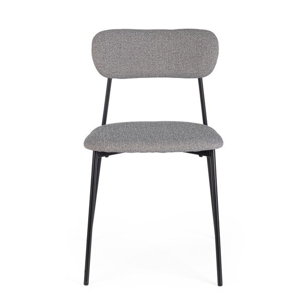 Šedá čalouněná jídelní židle Inka – Yes Everyday-image-2