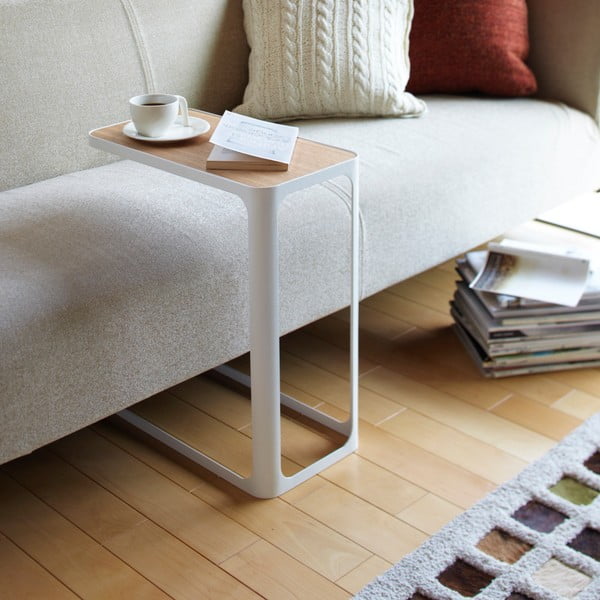 Bílý stolek YAMAZAKI Frame-image-1
