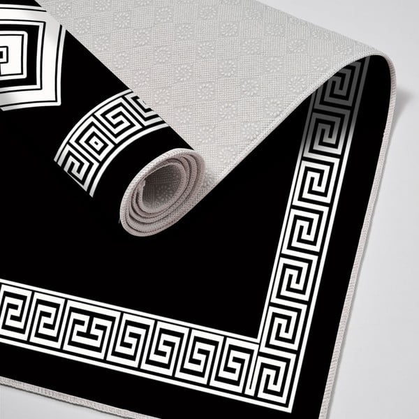 Černo-bílé koupelnové předložky v sadě 2 ks – Foutastic-image-1