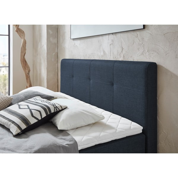 Tmavě modrá boxspring postel 180x200 cm ANCONA – Meise Möbel-image-1