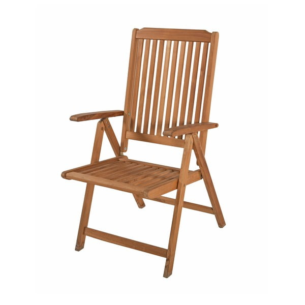 Hnědé dřevěné zahradní křeslo Solo – Garden Pleasure