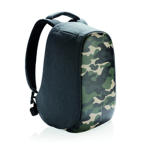 Unisex bezpečnostní batoh se zelenými detaily XD Design Camouflage, 11 l