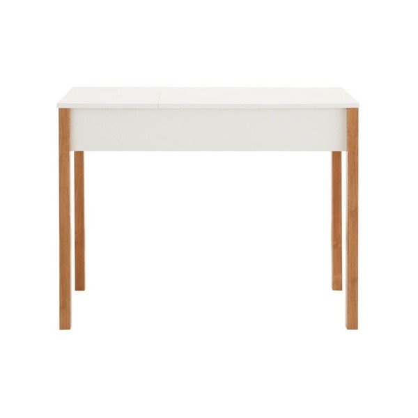 Bílý dřevěný konzolový stolek Støraa Caitlin