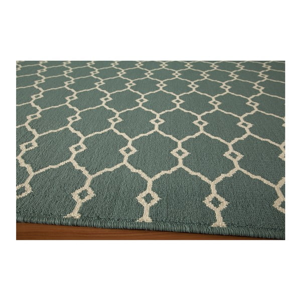 Modrý koberec Nourison Baja Cuzco, 290 x 201 cm-image-1