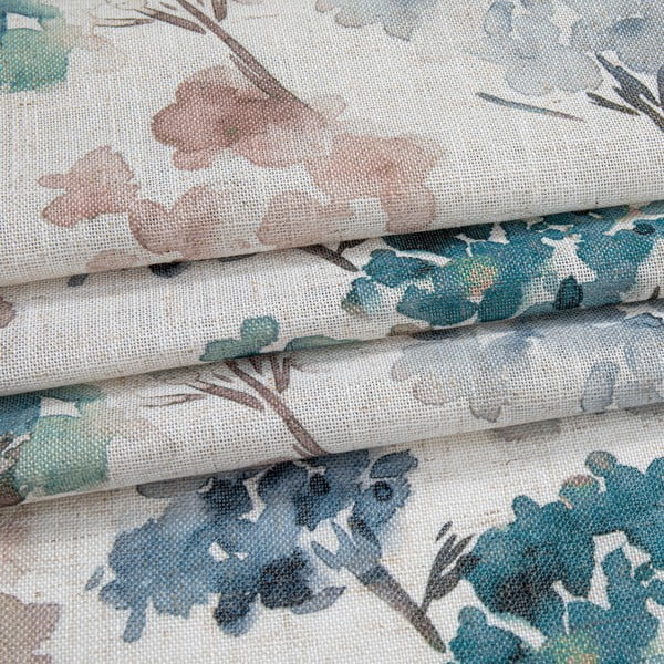 Světle modrý/krémový závěs 135x250 cm Flosi – Restilo-image-3