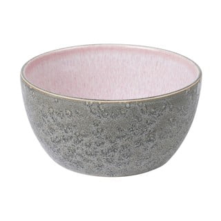 Šedo-růžová kameninová servírovací miska Bitz Premium, ø 14 cm