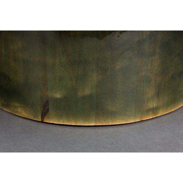 Zelený kulatý konferenční stolek z mangového dřeva ø 60 cm Mush – Dutchbone-image-4