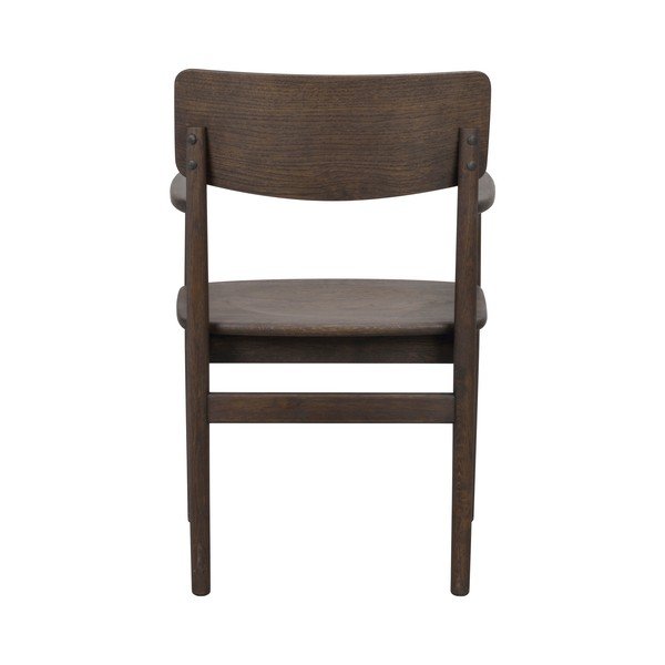 Tmavě hnědá jídelní židle z dubového dřeva Maidstone – Rowico-image-3