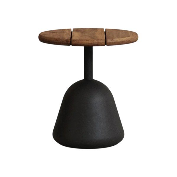 Kulatý zahradní konferenční stolek s deskou z akácie ø 43 cm Saura – Kave Home