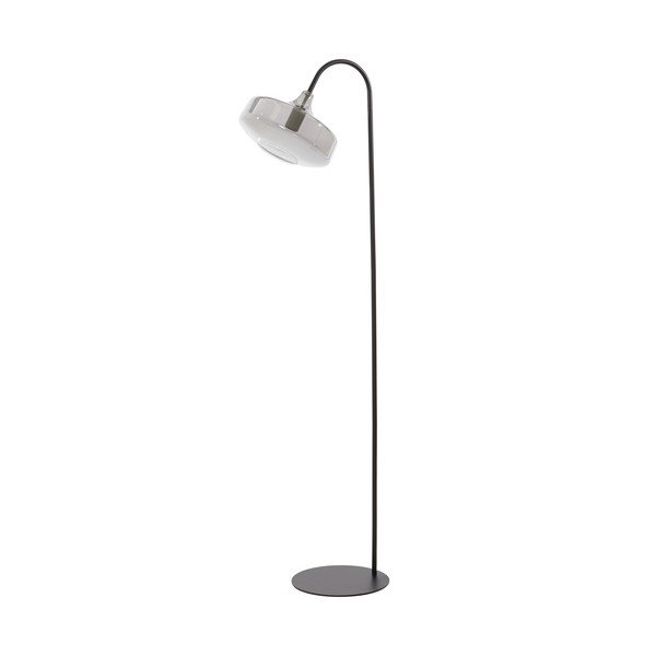 Černá stojací lampa (výška 160 cm) Solna – Light & Living