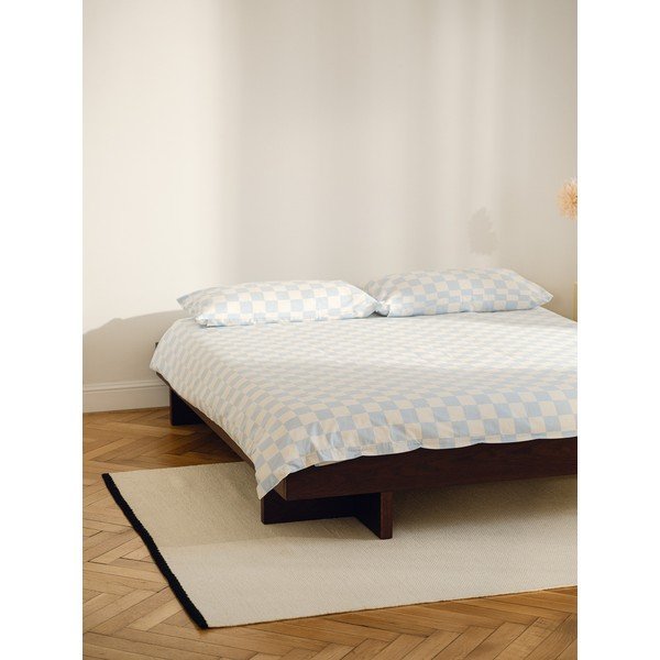 Hnědá dvoulůžková postel z MDF v dekoru jasanu bez čela s roštem 160x200 cm Kito – noo.ma-image-4