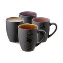 Černé keramické hrnky v sadě 4 ks 300 ml Gastro Black/Mix – Bitz