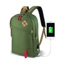 Zelený batoh s USB portem My Valice FREEDOM Smart Bag