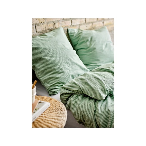 Světle zelené bavlněné povlečení na jednolůžko 140x200 cm Cheerful – Södahl-image-1