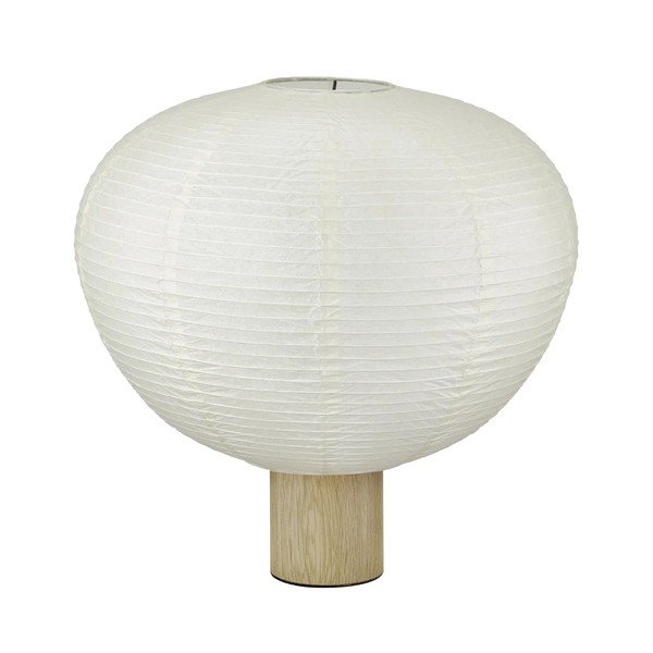 Bílá/v přírodní barvě stolní lampa s papírovým stínidlem (výška 45 cm) Kami – Blomus