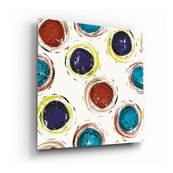 Skleněný obraz Insigne Colored Cores, 40 x 40 cm