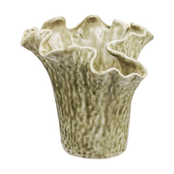 Šedobéžová keramická váza (výška 23,5 cm) – House Nordic