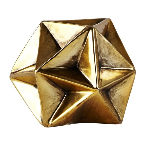 Dekorativní soška KJ Collection Geometry Gold, výška 10 cm