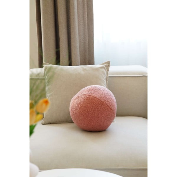 Dekorační polštář z materiálu bouclé ø 20 cm Top – Mioli Decor-image-4