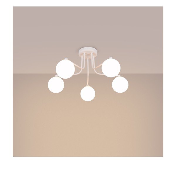 Bílé stropní svítidlo Beam – Sollux-image-1