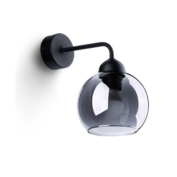 Černé nástěnné svítidlo ø 15 cm Grande – Sollux