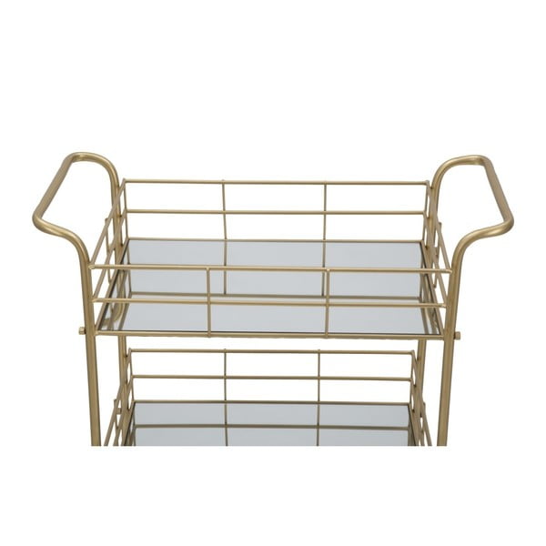 Servírovací vozík s 3 patry s konstrukcí ve zlaté barvě Mauro Ferretti Reo-image-4