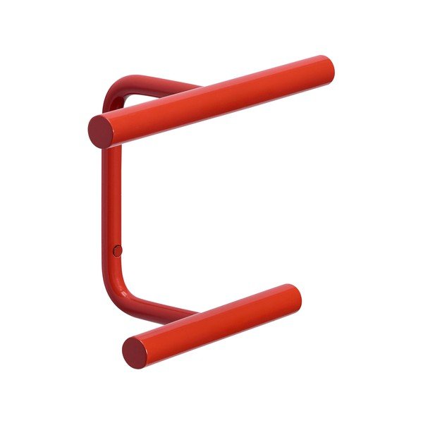 Červený nástěnný kovový háček Flip – Hübsch