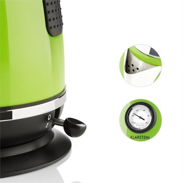 Zelená rychlovarná konvice Klarstein Aquavita Chalet-image-3