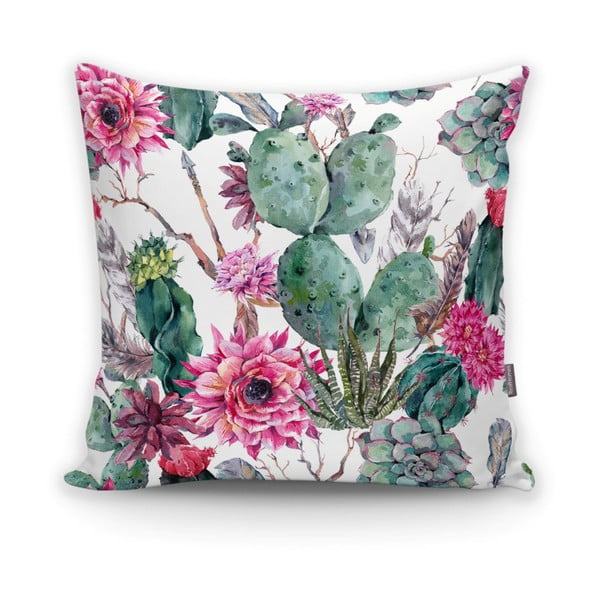 Povlak na polštář Minimalist Cushion Covers Cactus And Roses, 45 x 45 cm